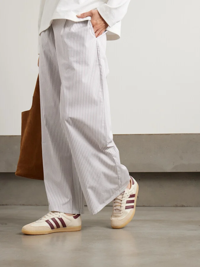 adidas Originals - Samba Og Leather And Suede Sneakers - Cream - Image 2