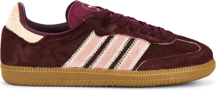 adidas Originals Samba OG Sneaker in Burgundy