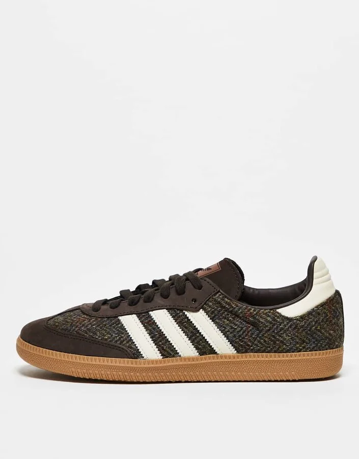 adidas Originals Samba OG sneakers in brown tweed