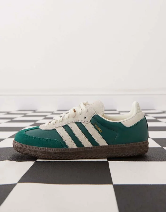adidas Originals Samba OG sneakers in dark green - Image 2