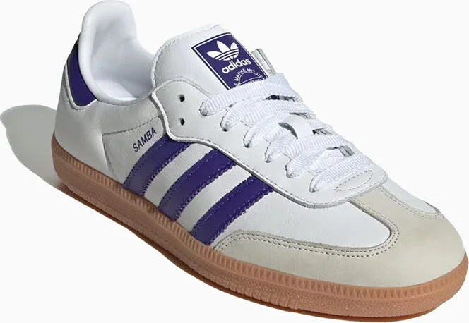 Adidas Originals Samba Og White-purple Sneakers - Image 2