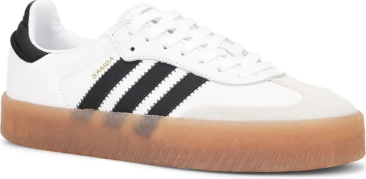 adidas Originals Samba Platform in White - Image 2