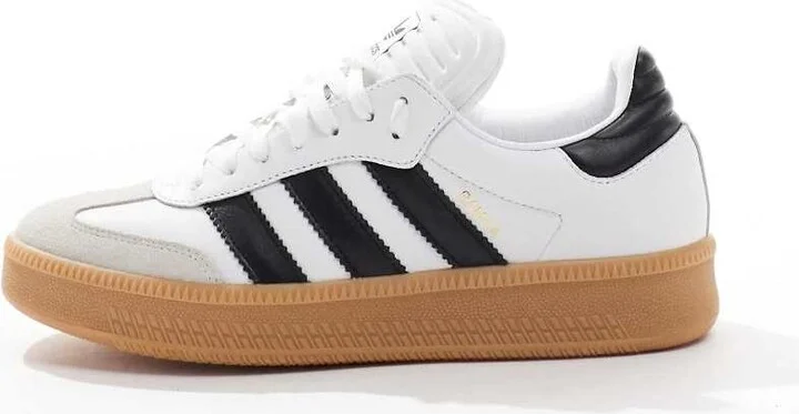 adidas Originals Samba XLG sneakers in white and black - Image 2