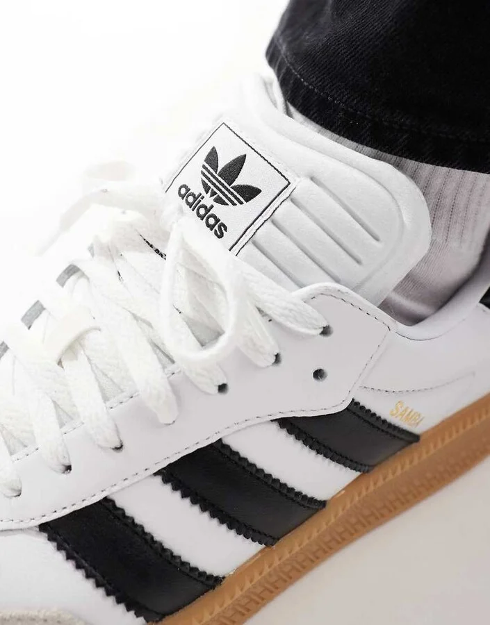 adidas Originals Samba XLG sneakers in white and black - Image 3