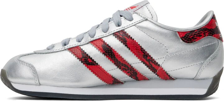 adidas Originals Silver Country Japan Sneakers - Image 3