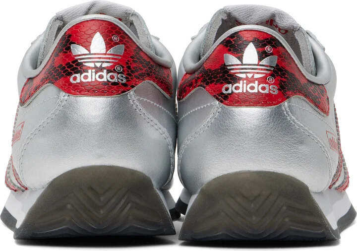adidas Originals Silver Country Japan Sneakers - Image 2