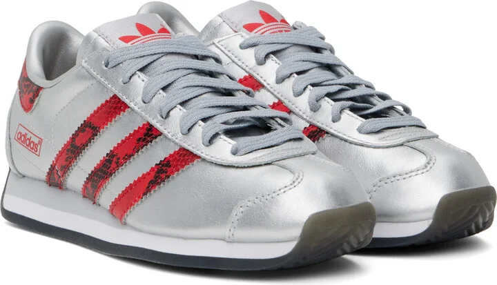 adidas Originals Silver Country Japan Sneakers - Image 4