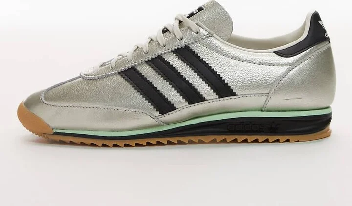 adidas Originals SL 72 OG sneakers in silver and black - Image 2