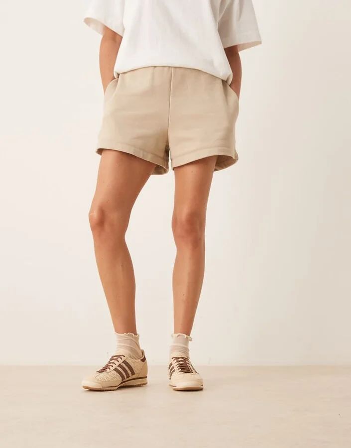 adidas Originals SL 72 OG sneakers with crochet detailing in beige - Image 3