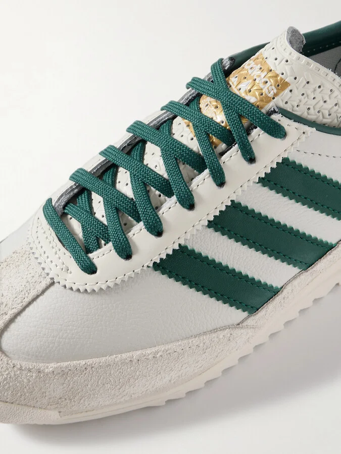 adidas Originals - Sl 72 Og Suede-trimmed Leather Sneakers - Off-white - Image 4