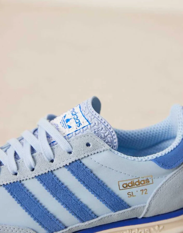 adidas Originals SL 72 RS sneakers in light blue - Image 4