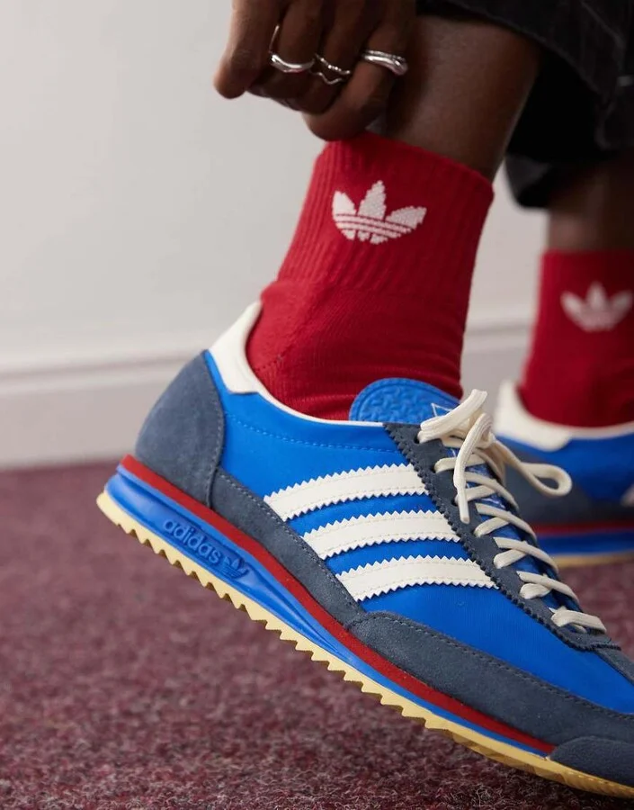 adidas Originals SL72 OG sneakers in blue - Image 3