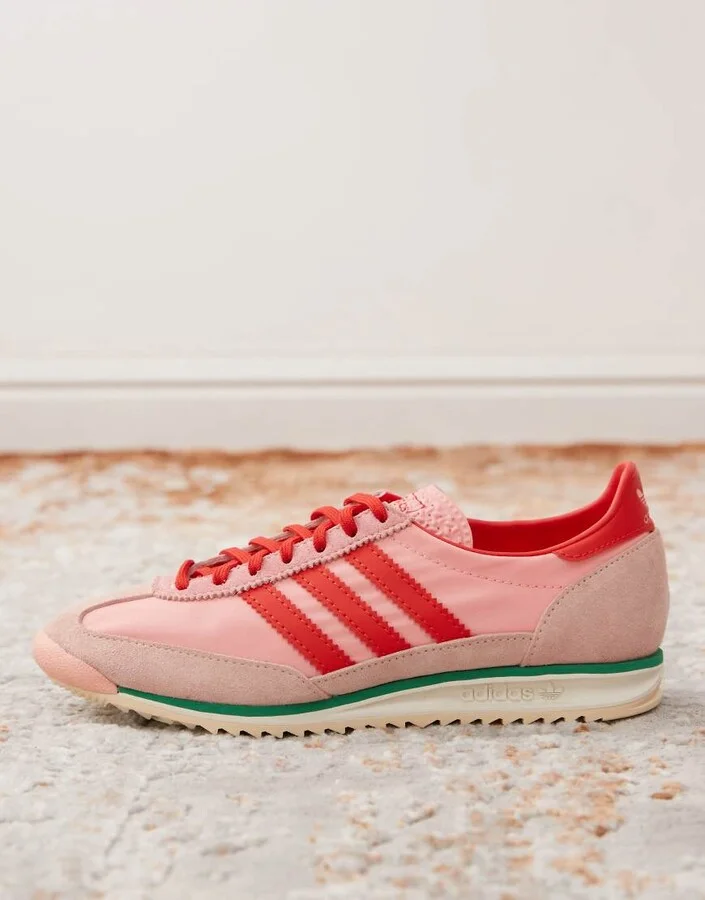 adidas Originals SL72 OG sneakers in pink and red - Image 4