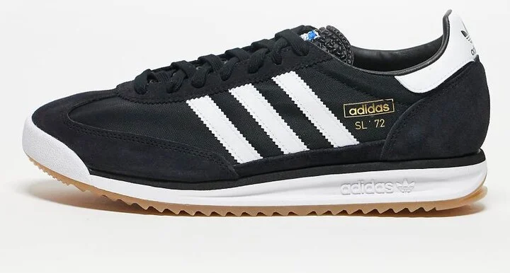 adidas Originals SL72 Retro Sport sneakers in black and white