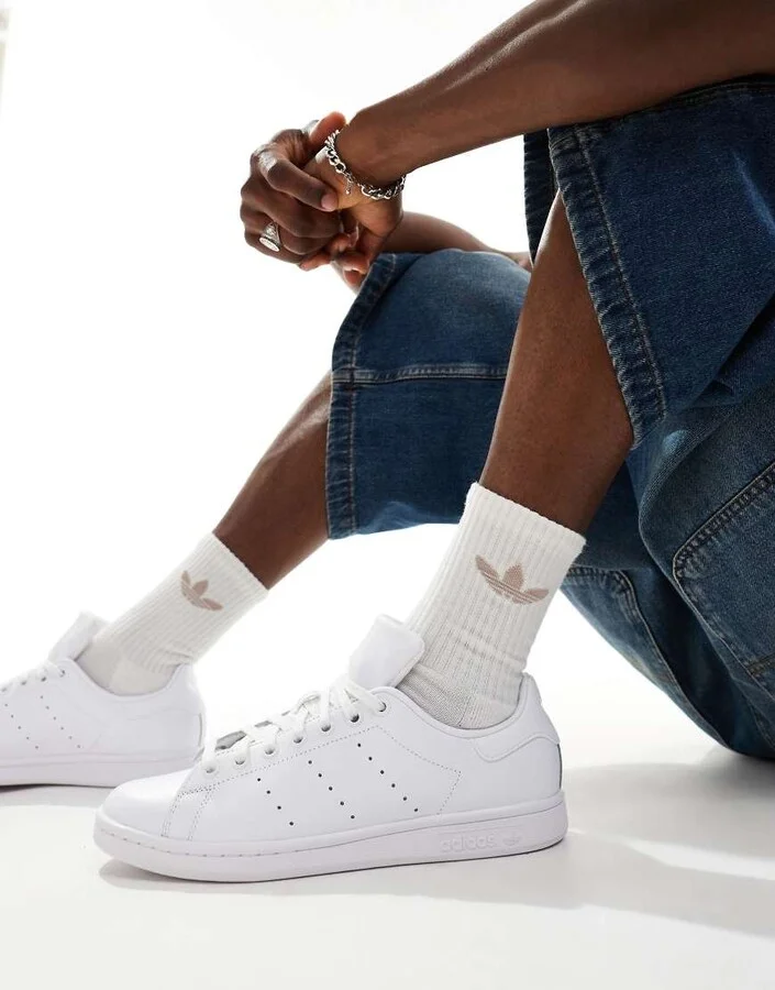 adidas Originals Stan Smith sneakers in white - Image 4