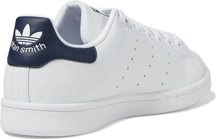 adidas Originals Stan Smith Women's Tennis Shoes Footwear White/Collegiate Navy/Footwear White : 5 B - Medium, Synthetic - Image 4