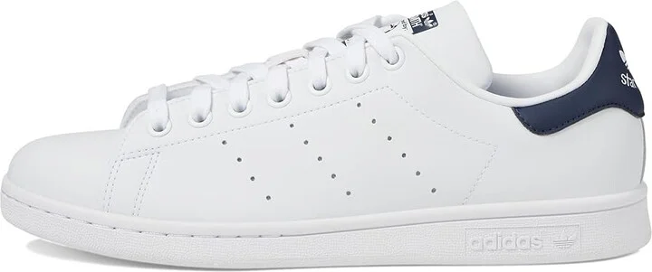 adidas Originals Stan Smith Women's Tennis Shoes Footwear White/Collegiate Navy/Footwear White : 5 B - Medium, Synthetic - Image 6