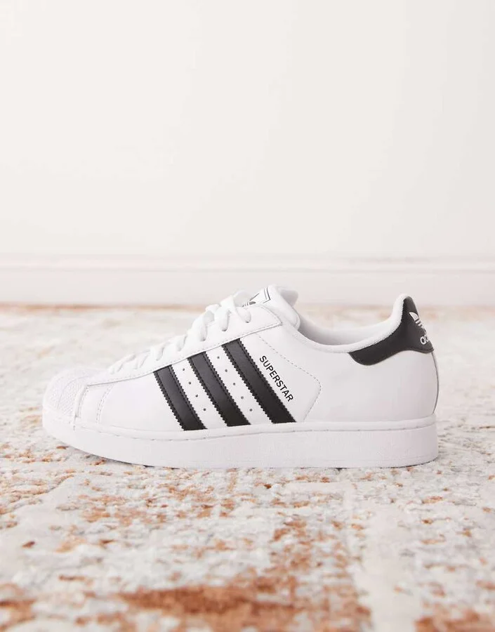 adidas Originals Superstar II sneakers in white and black - Image 2