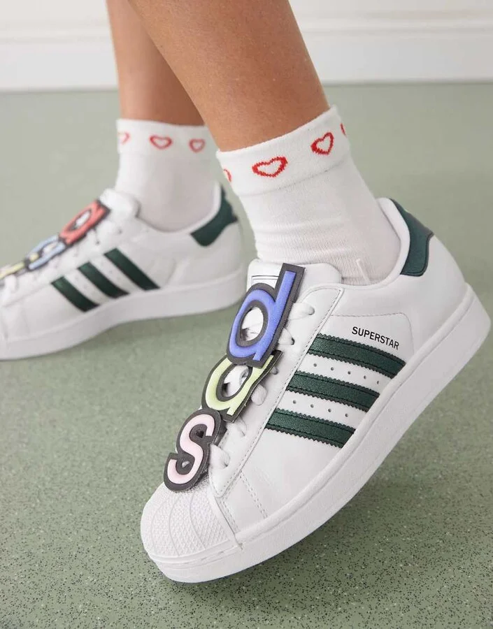 adidas Originals Superstar II x Jeremy Scott sneakers in white - Image 4