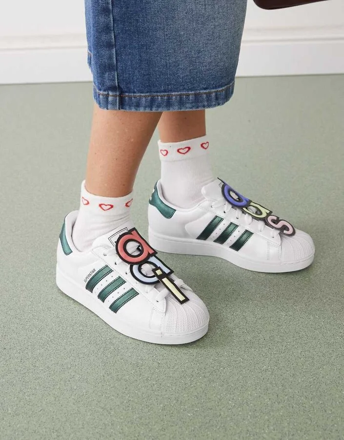 adidas Originals Superstar II x Jeremy Scott sneakers in white
