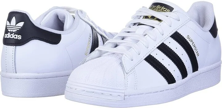 adidas Originals Superstar W Women's Classic Shoes Footwear White/Core Black/Footwear White : 10.5 B - Medium, Canvas/Leather