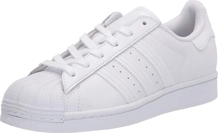 adidas Originals Superstar W Women's Classic Shoes Footwear White/Footwear White/Footwear White : 6.5 B - Medium, Leather - Image 2