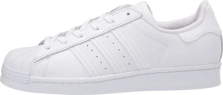 adidas Originals Superstar W Women's Classic Shoes Footwear White/Footwear White/Footwear White : 6.5 B - Medium, Leather - Image 7