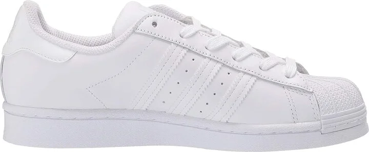adidas Originals Superstar W Women's Classic Shoes Footwear White/Footwear White/Footwear White : 6.5 B - Medium, Leather - Image 8