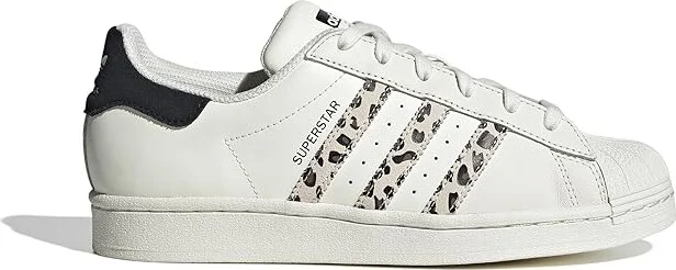 adidas Originals Superstar Women's Shoes Off-White/Core Black/Off-White : 8.5 B - Medium, Leather - Image 6