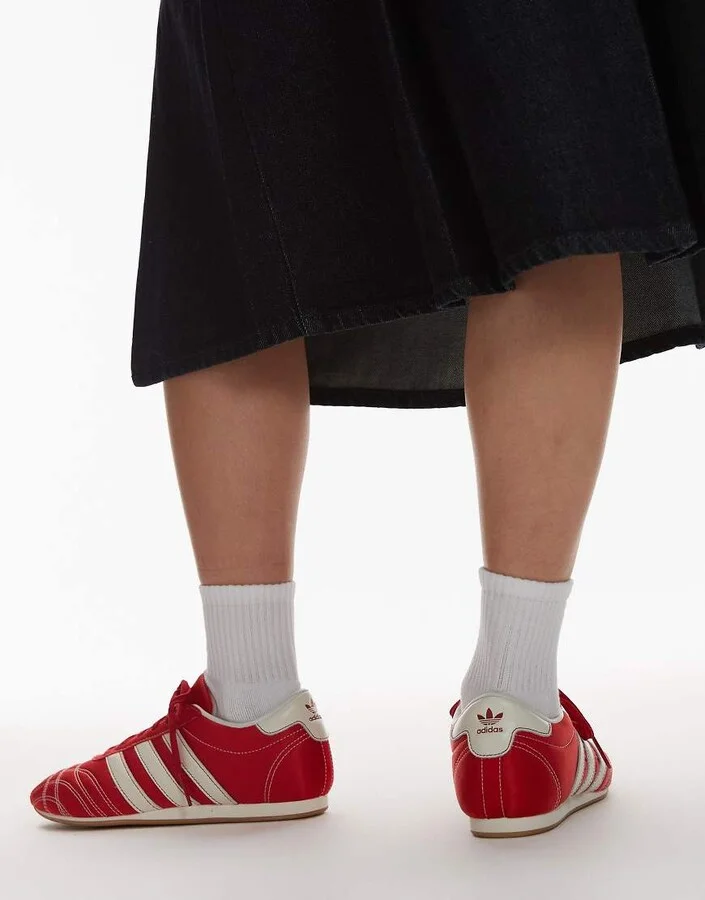 adidas Originals Taekwondo lace sneakers in red - Image 4