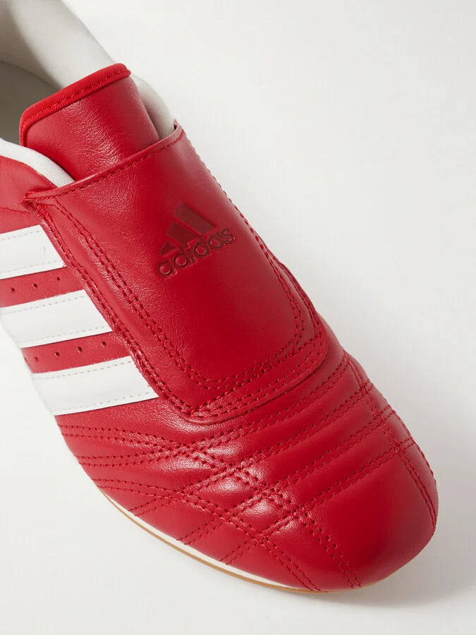 adidas Originals - Taekwondo Leather Sneakers - Red - Image 4