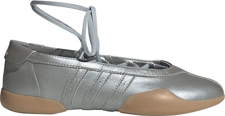 adidas Originals Taekwondo Mei Ballet Flat in Metallic Silver