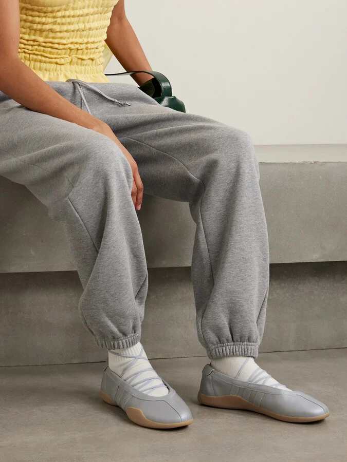 adidas Originals - Taekwondo Mei Ballet Metallic Leather Sneakers - Silver - Image 2