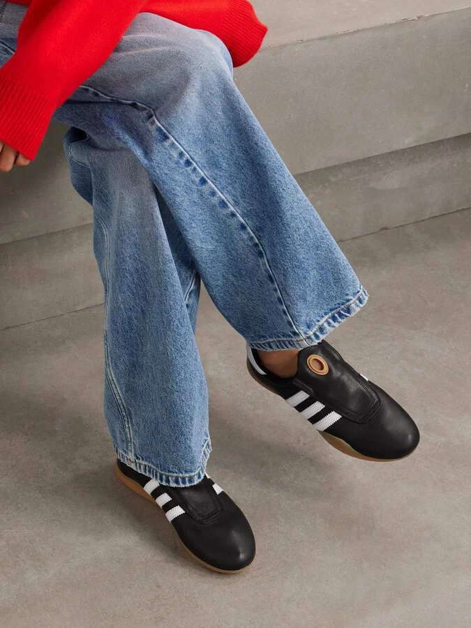 adidas Originals - Taekwondo Mei Leather Sneakers - Black - Image 2