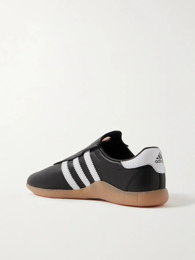 adidas Originals - Taekwondo Mei Leather Sneakers - Black - Image 3