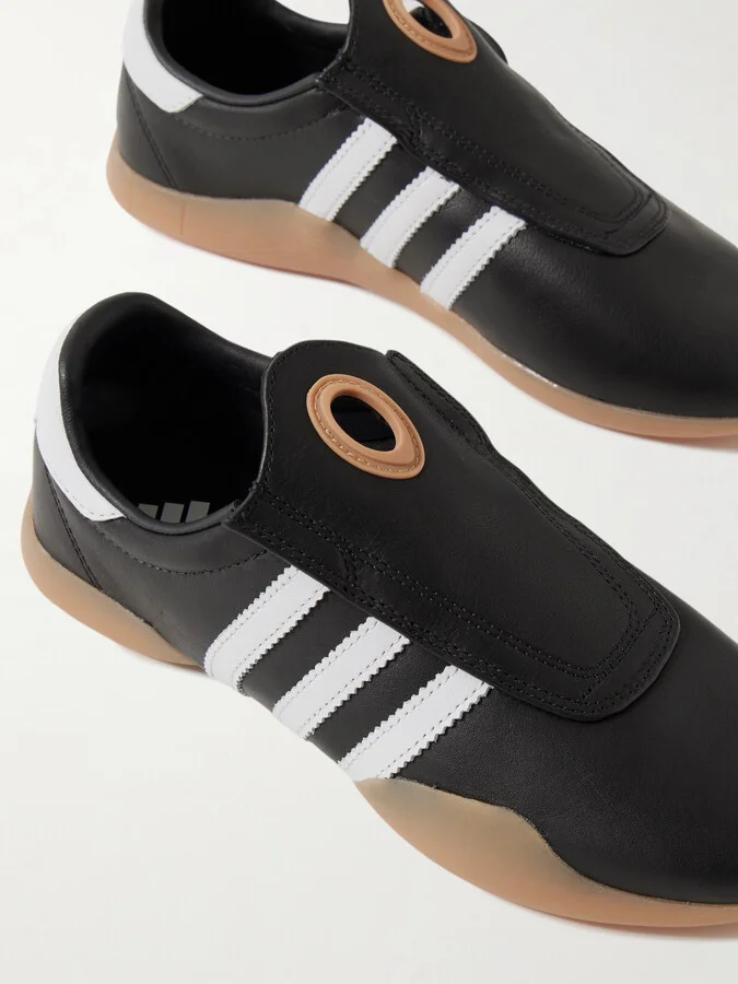 adidas Originals - Taekwondo Mei Leather Sneakers - Black - Image 4