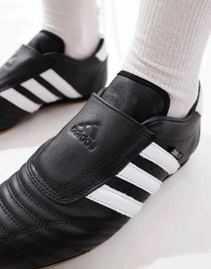 adidas Originals Taekwondo sneakers in black and white - Image 3