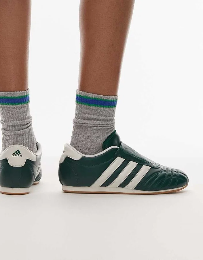 adidas Originals Taekwondo sneakers in dark green - Image 4