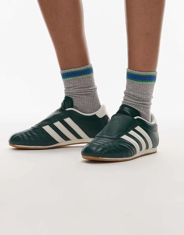 adidas Originals Taekwondo sneakers in dark green