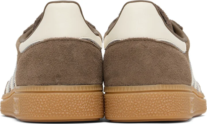 adidas Originals Taupe & White Handball Spezial Sneakers - Image 2