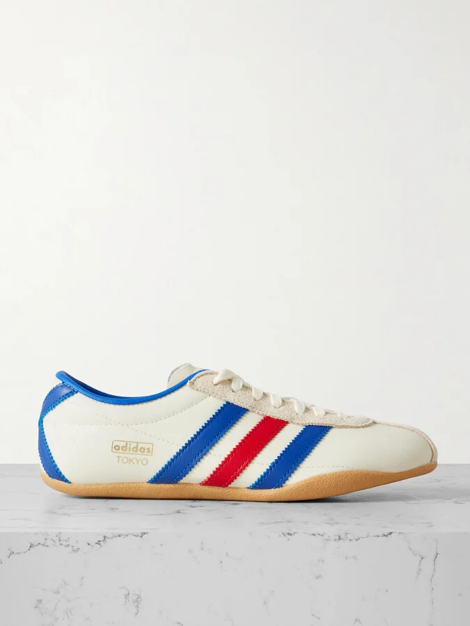 adidas Originals - Tokyo Leather And Suede-trimmed Mesh Sneakers - White