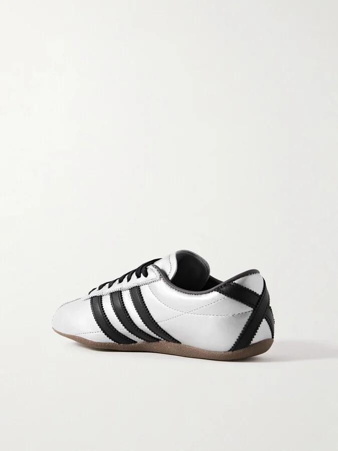 adidas Originals - Tokyo Metallic Leather Sneakers - Silver - Image 3