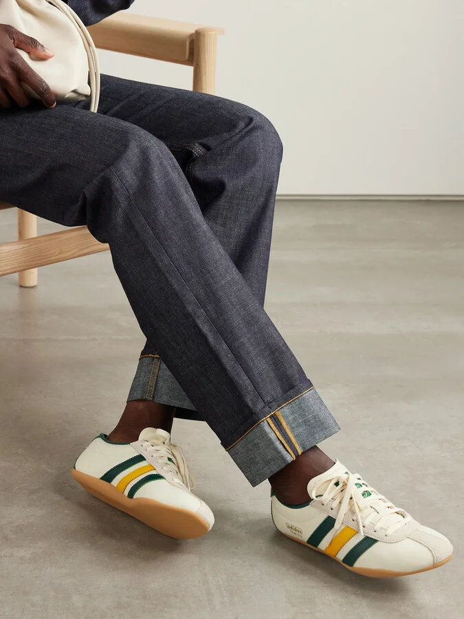 adidas Originals - Tokyo Suede And Leather-trimmed Shell Sneakers - White - Image 2