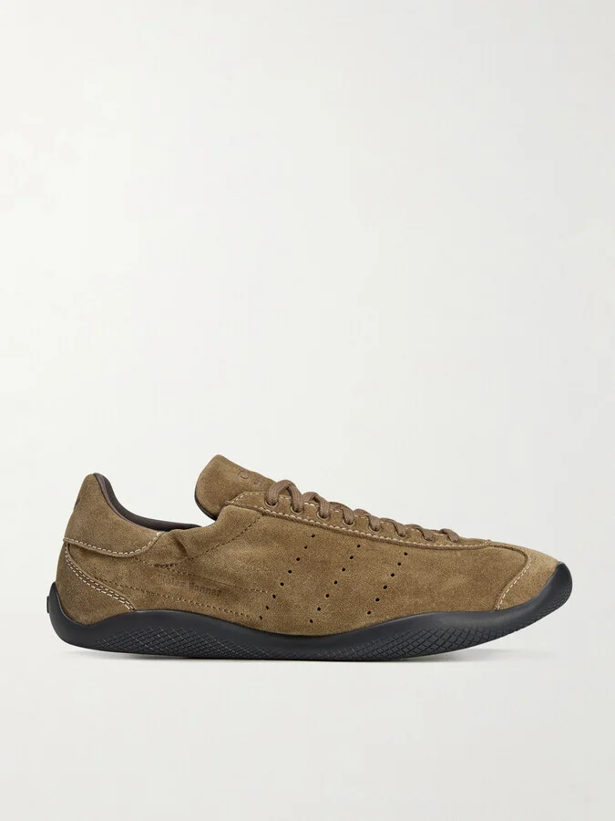 adidas Originals - + Wales Bonner Lo Pro Perforated Suede Sneakers - Brown
