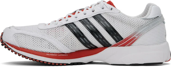 adidas Originals White Adizero Adios OG Sneakers - Image 3