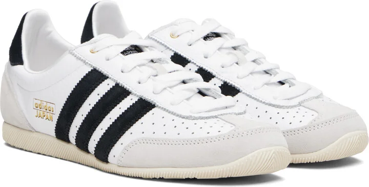adidas Originals White & Black Japan Sneakers - Image 4
