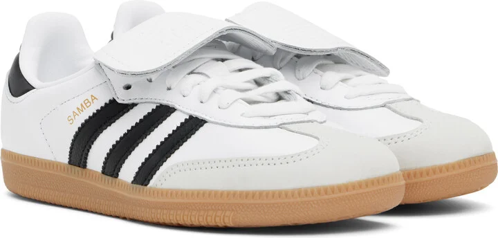 adidas Originals White & Black Samba LT Sneakers - Image 4
