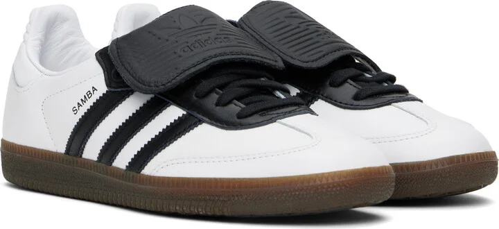 adidas Originals White & Black Samba LT Sneakers - Image 4