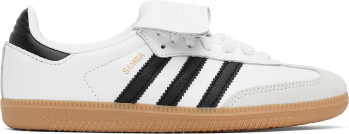 adidas Originals White & Black Samba LT Sneakers