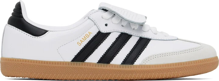 adidas Originals White & Black Samba LT Sneakers